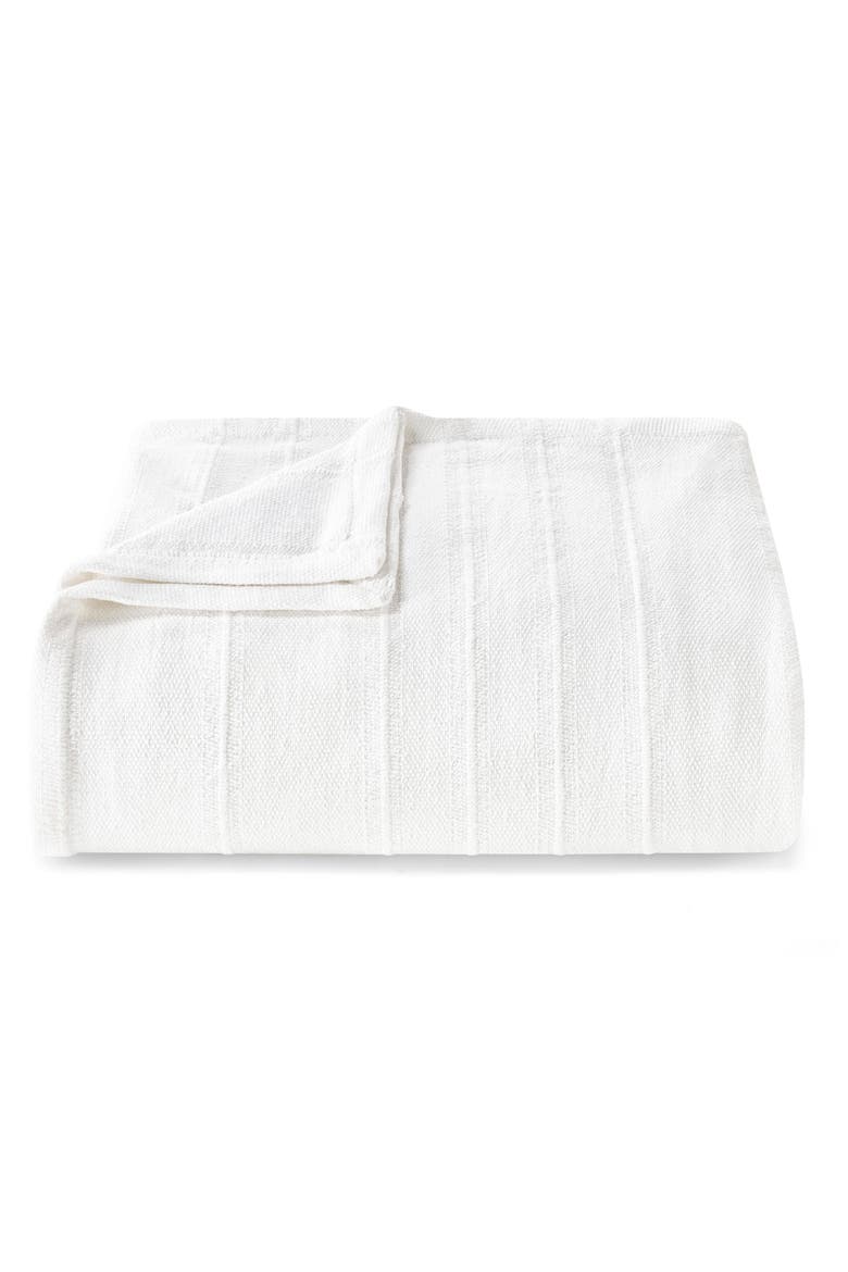 Open Stripe Blanket, Main, color, WHITE