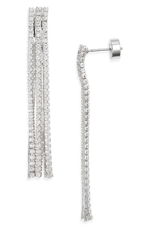 Pavé Fringe Earrings