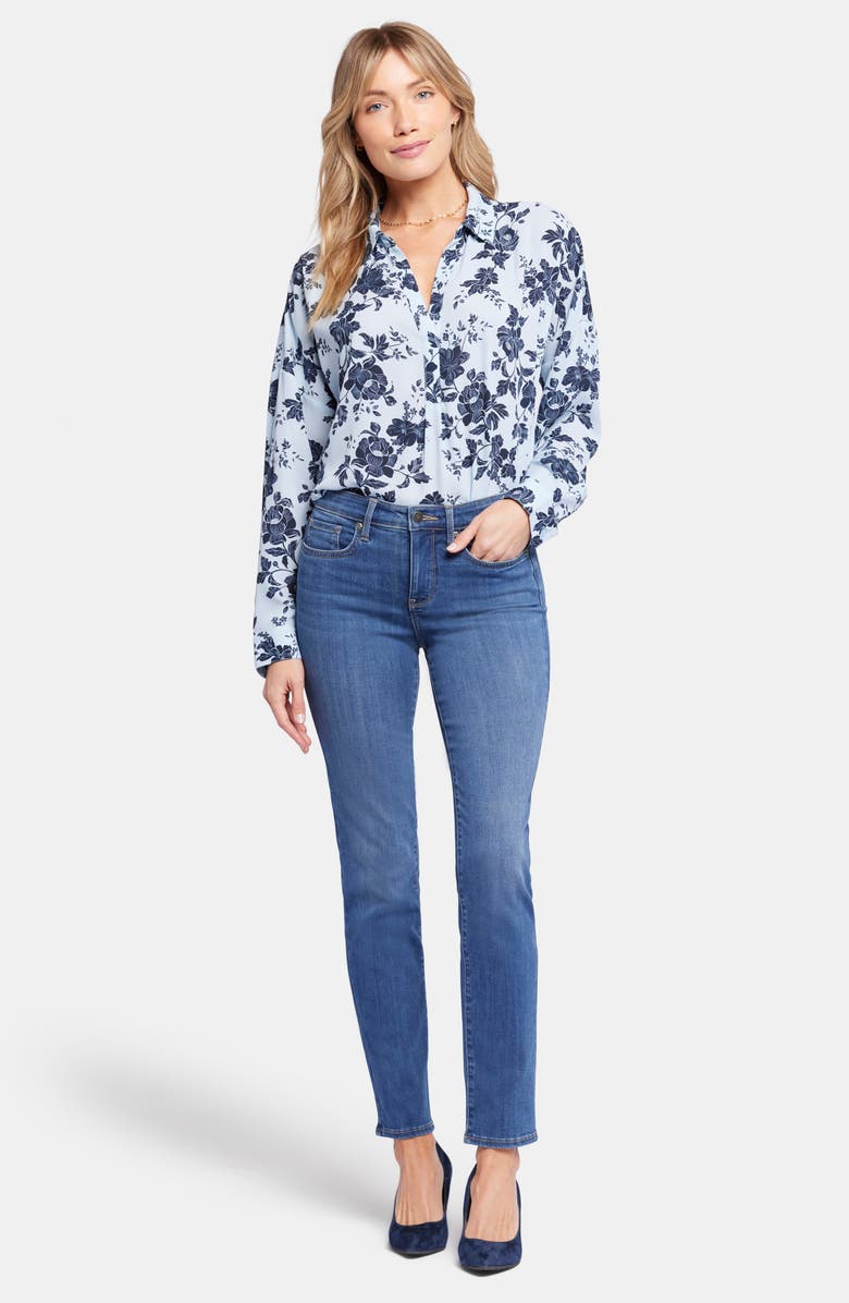NYDJ Sheri Slim Straight Leg Jeans, Alternate, color, Rockford