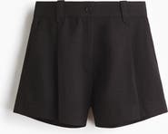 H&M Pleat-front Shorts