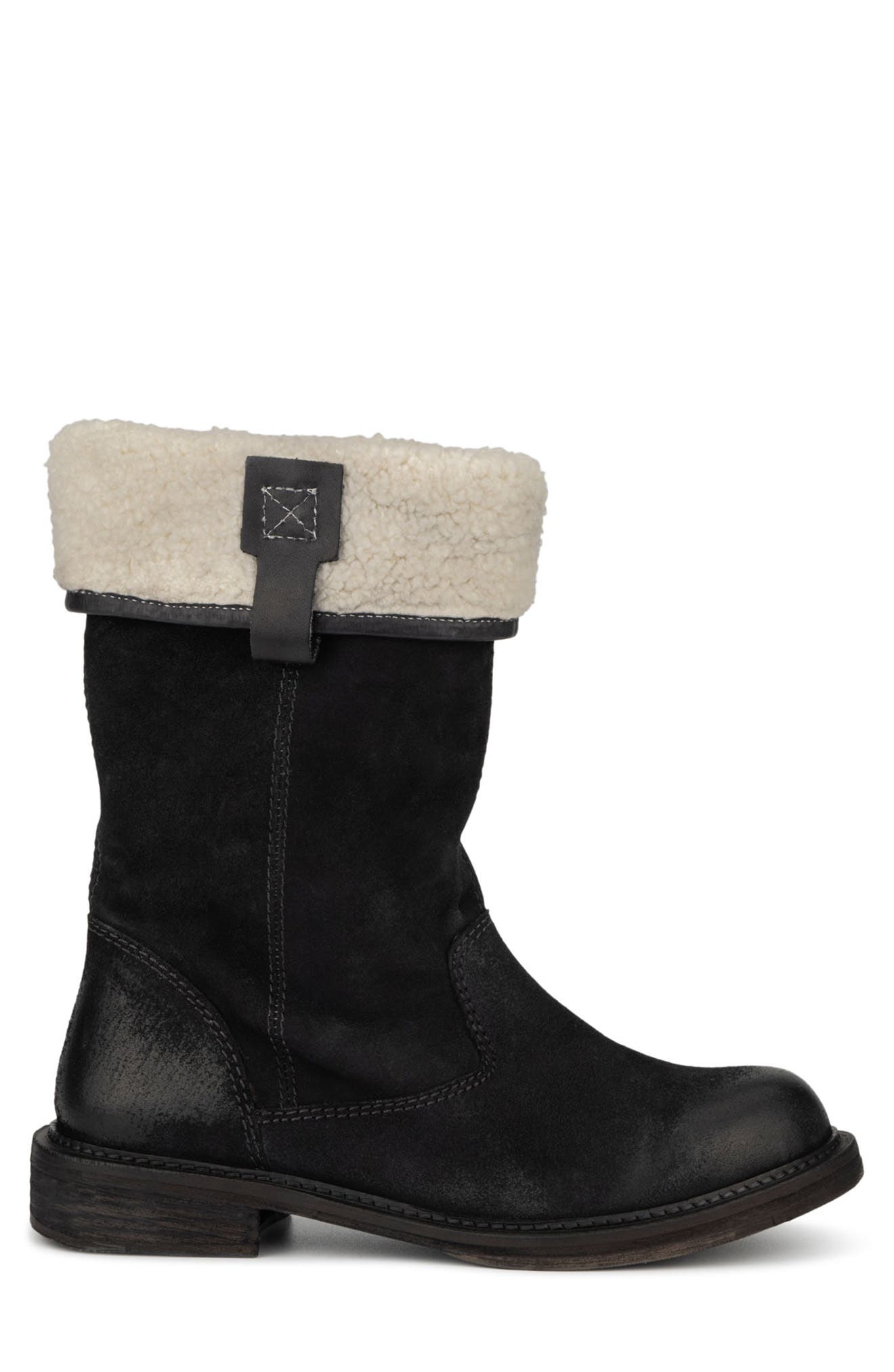 VINTAGE FOUNDRY Trina Faux Fur Trimmed Boot, Alternate, color, 