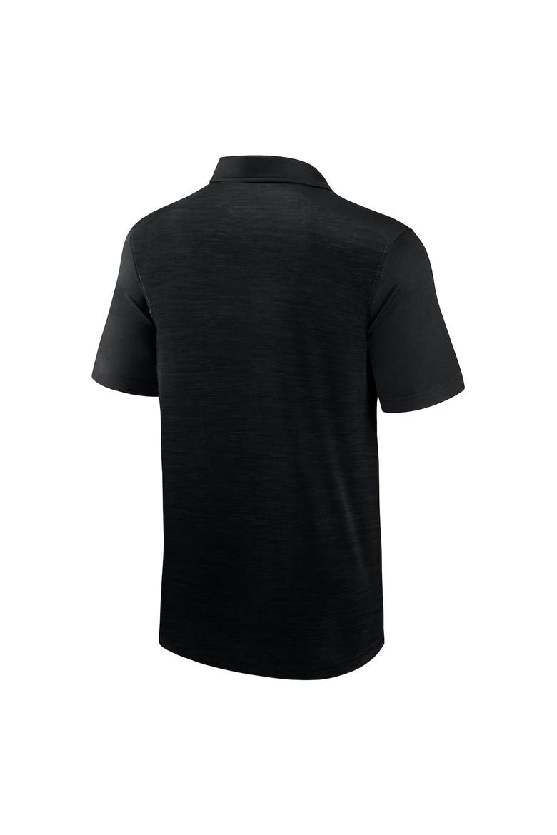 Men's Fanatics Branded Heather Black Oregon Ducks Classic Homefield Polo, Alternate, color, Heather Black