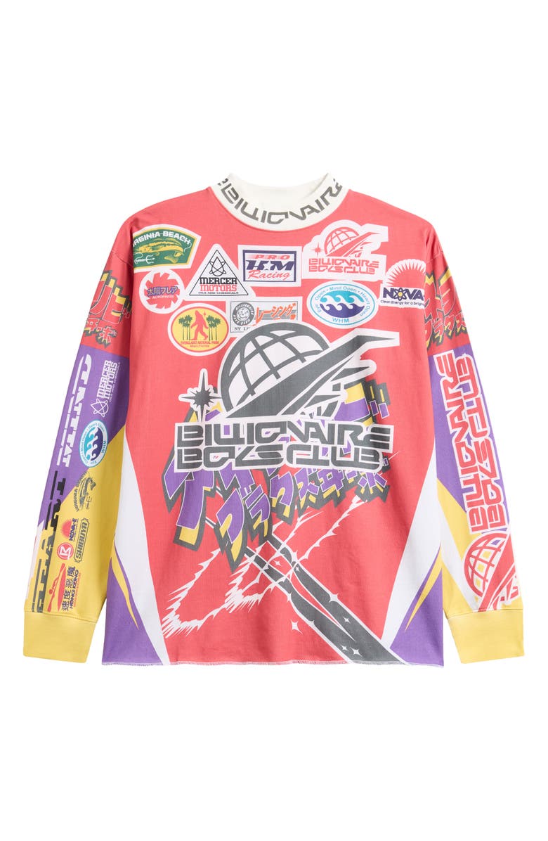 Billionaire Boys Club Pro Long Sleeve Knit T-Shirt, Main, color, White