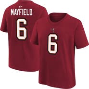 Nike Youth Nike Baker Mayfield Red Tampa Bay Buccaneers Player Name & Number T-Shirt