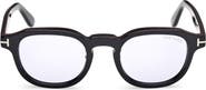 TOM FORD 50mm Square Tinted Glasses