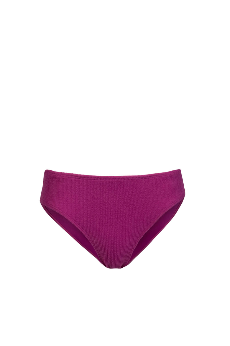 Classic Midrise Bikini Bottom with Full Coverage, Main, color, Plum Texture