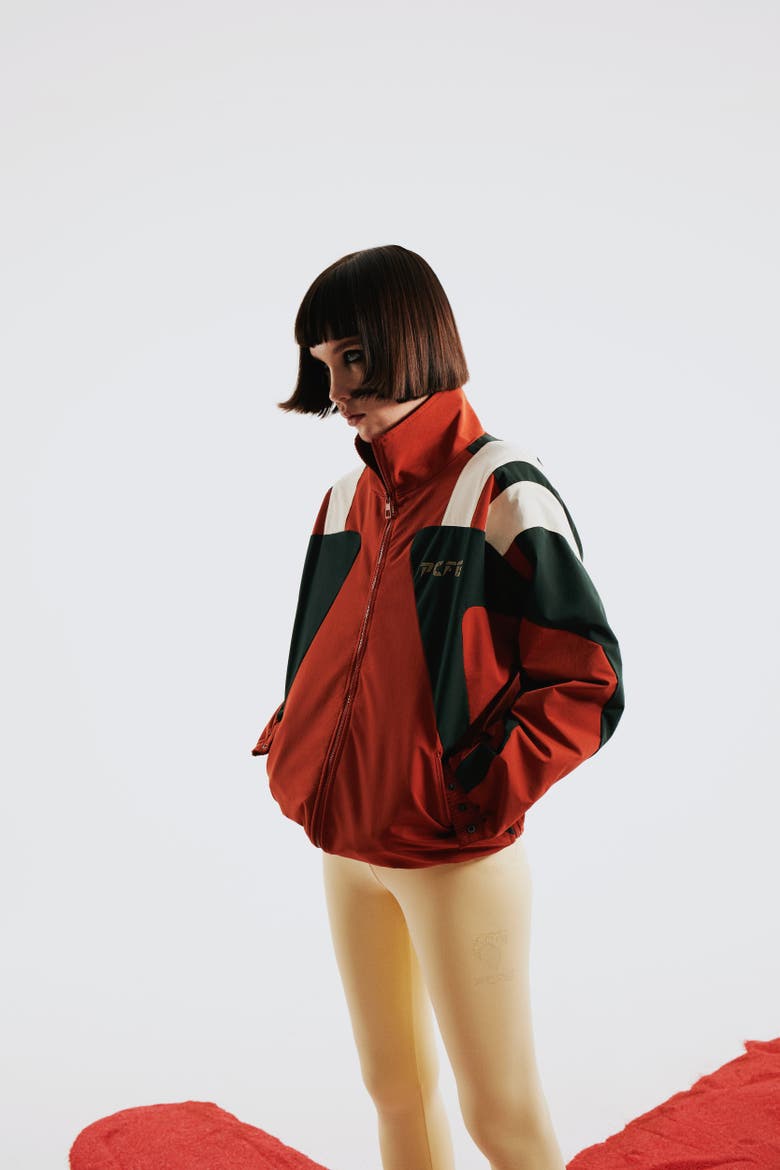 Boomerang Track Jacket, Alternate, color, Leopard