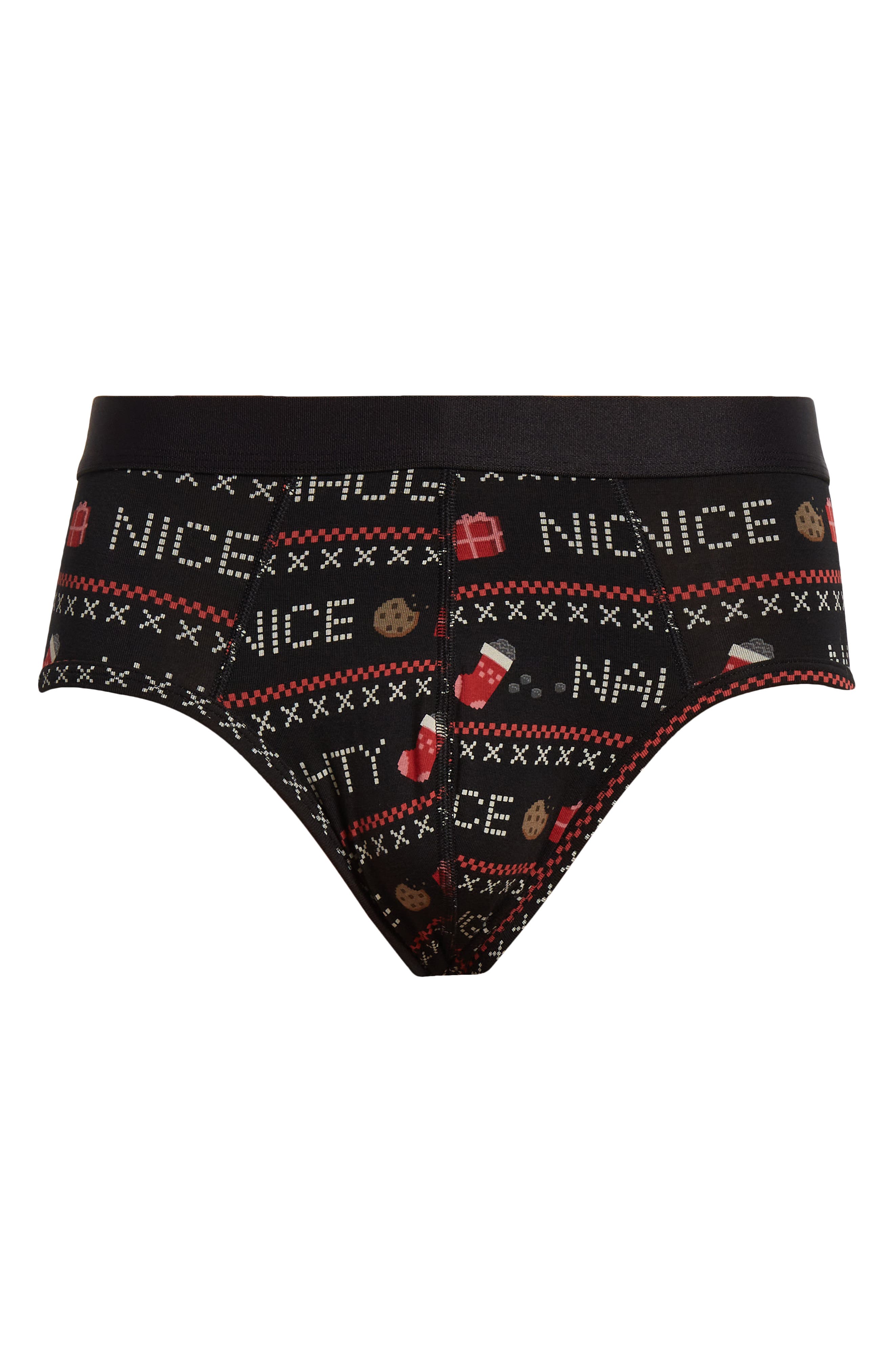 MeUndies Stretch Briefs in Naughty Or Nice 
