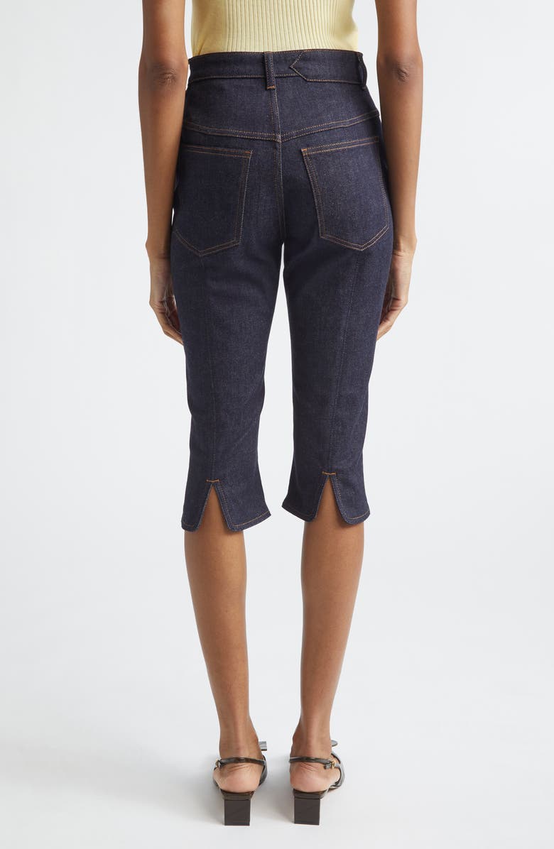 Jacquemus Le Capri de-Nîmes Denim Capri Pants, Alternate, color, Dark Navy