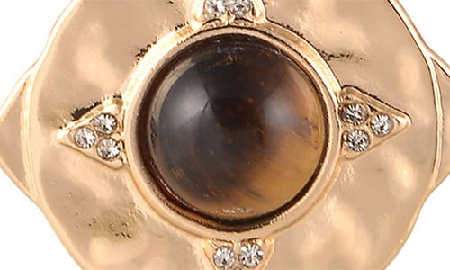 Rachel Roy Double Drop Earrings In Brown