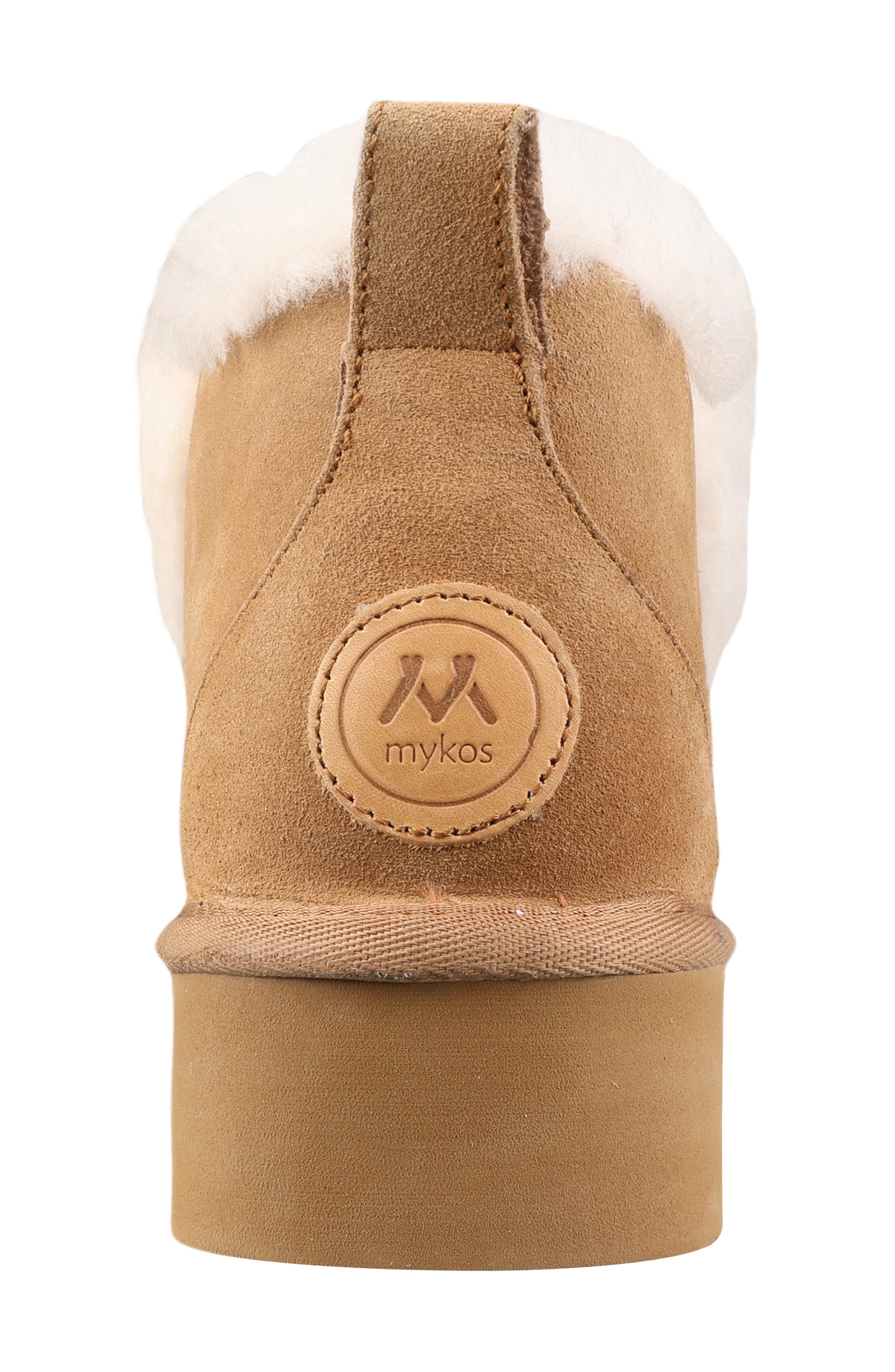 Suede Genuine Shearling Lined Water Repellent Boot, Alternate, color, SAND