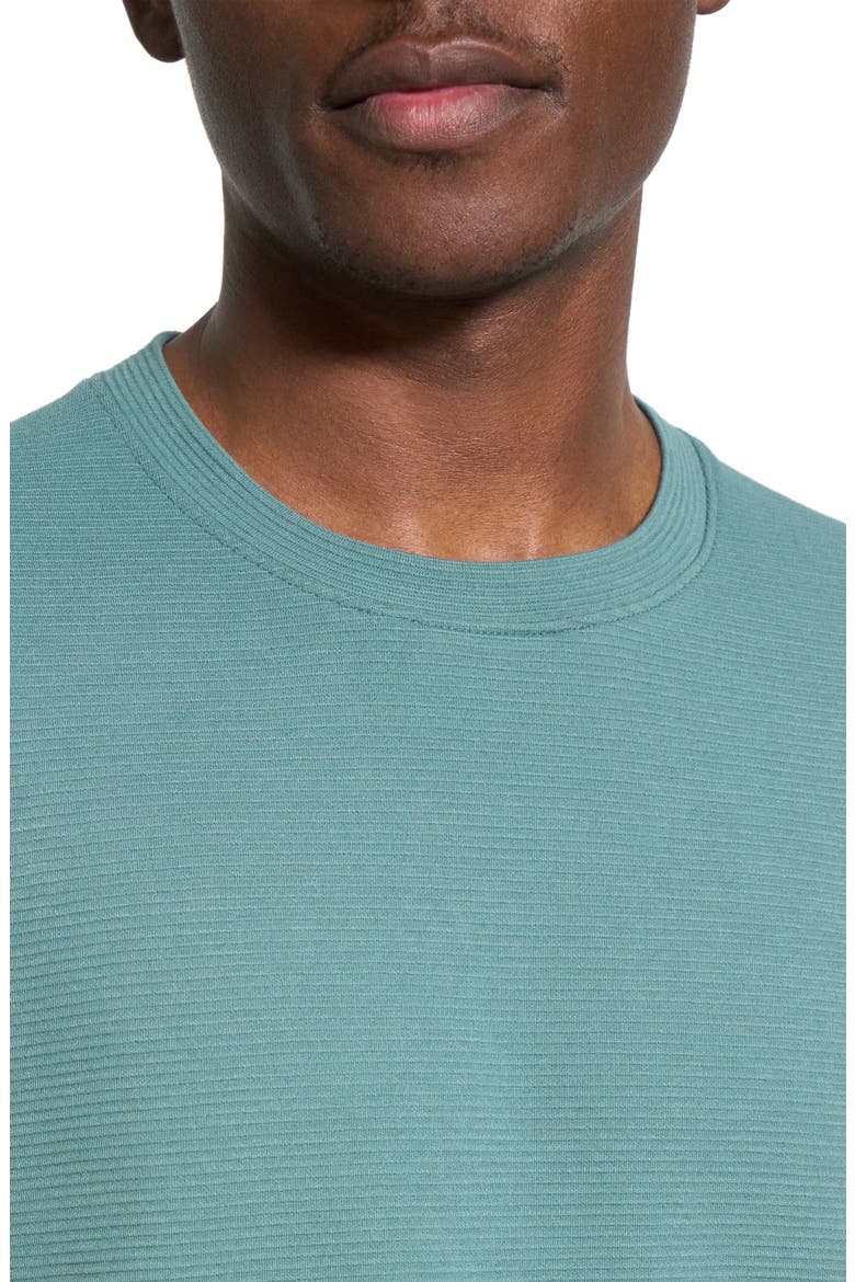 Delroy Textured Long Sleeve T-Shirt, Alternate, color, FELDSPAR GREEN