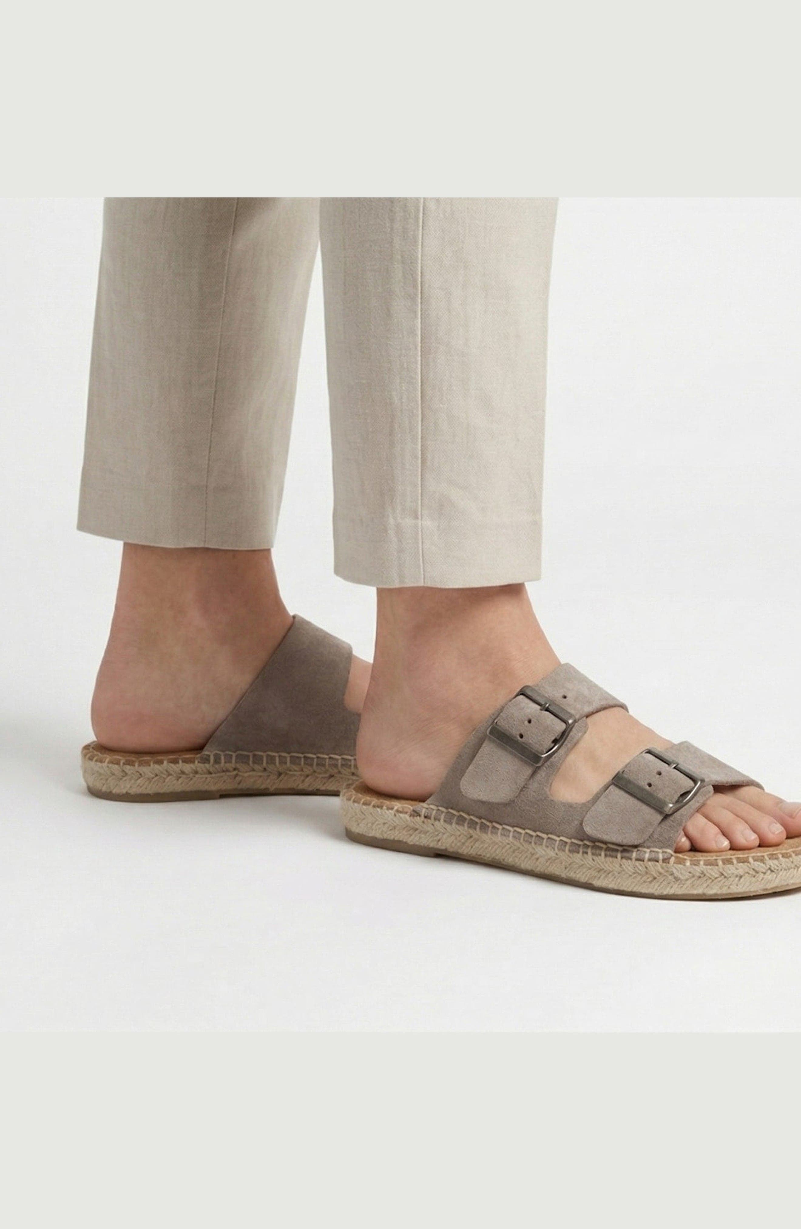 Ergonomic Espadrille, Alternate, color, Stone