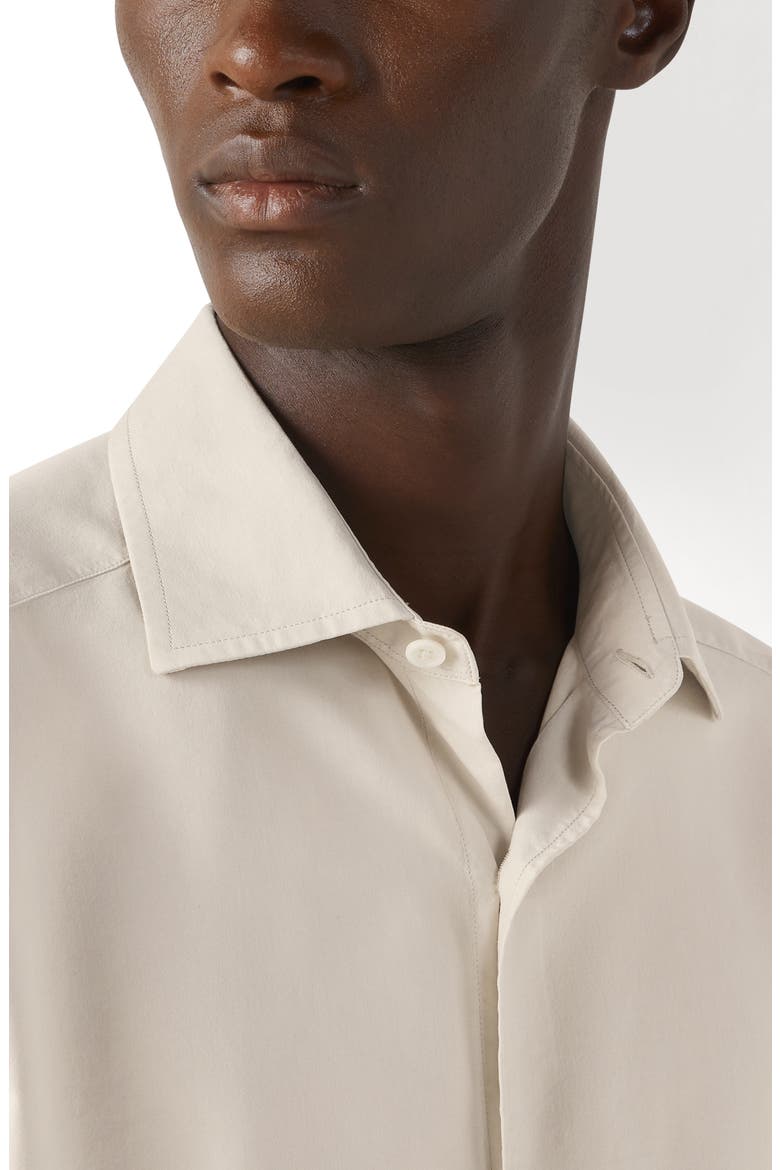 Silk Shirt, Alternate, color, IVORY