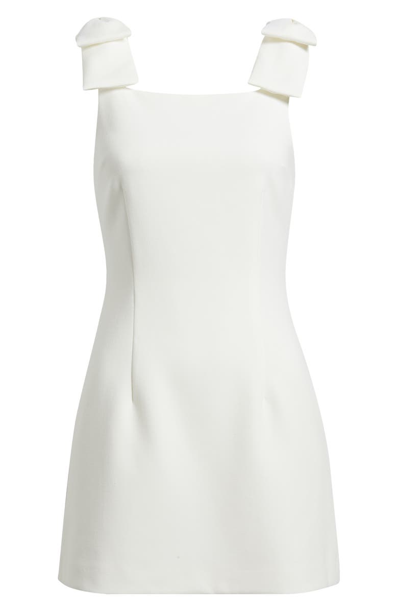 French Connection Whisper Bow Strap Minidress, Alternate, color,