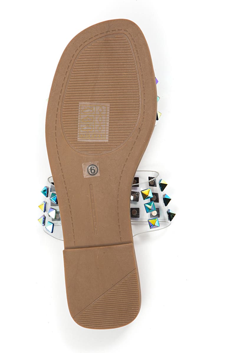 NINETY UNION Bloom Slide Sandal, Alternate, color, Silver Multi