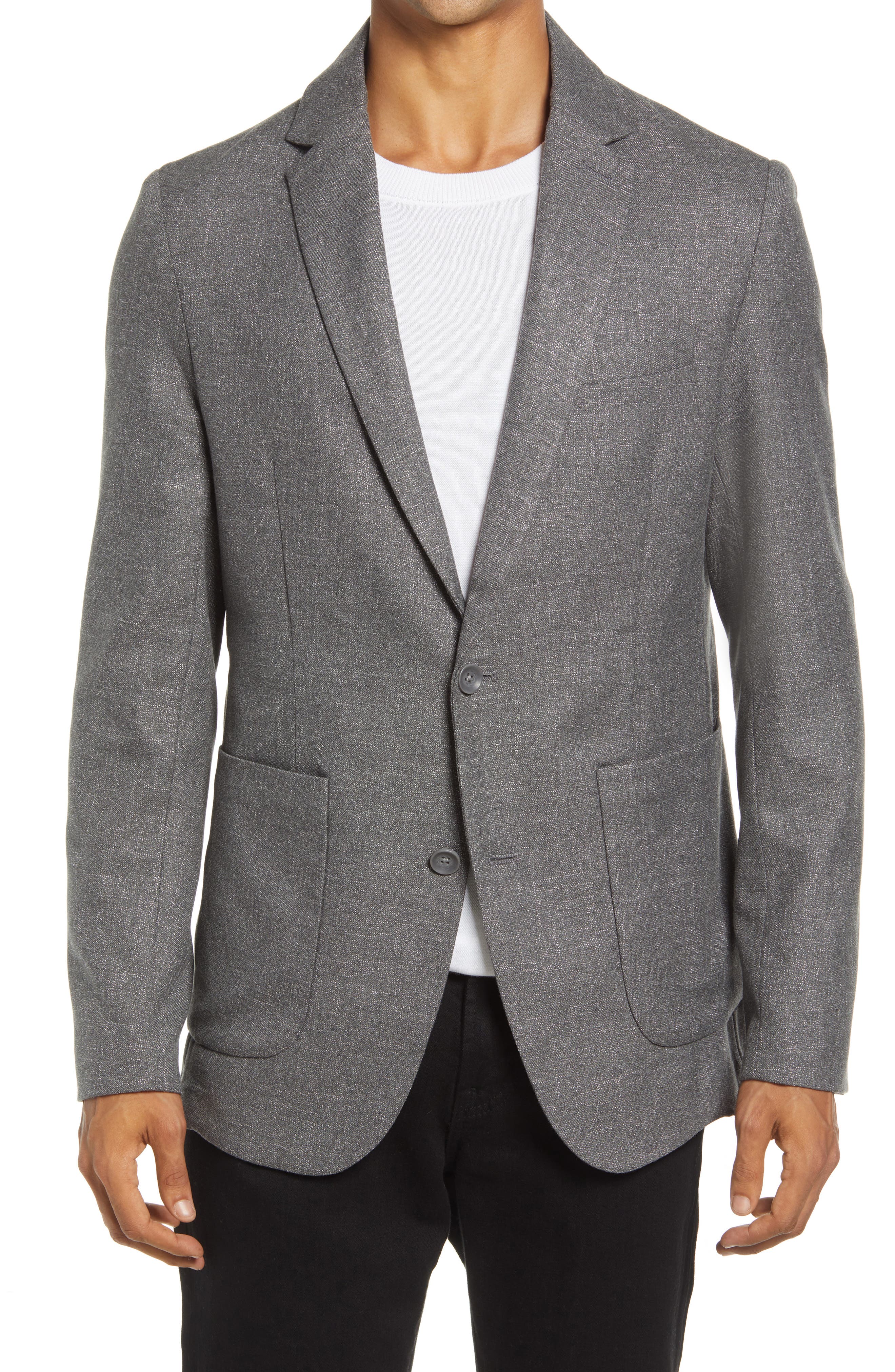 Nordstrom Trim Fit Texture Knit Sport Coat (Men) | Nordstromrack