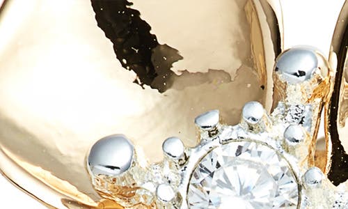 Shop Nordstrom Floral Cubic Zirconia Accent Ring In Goldilver