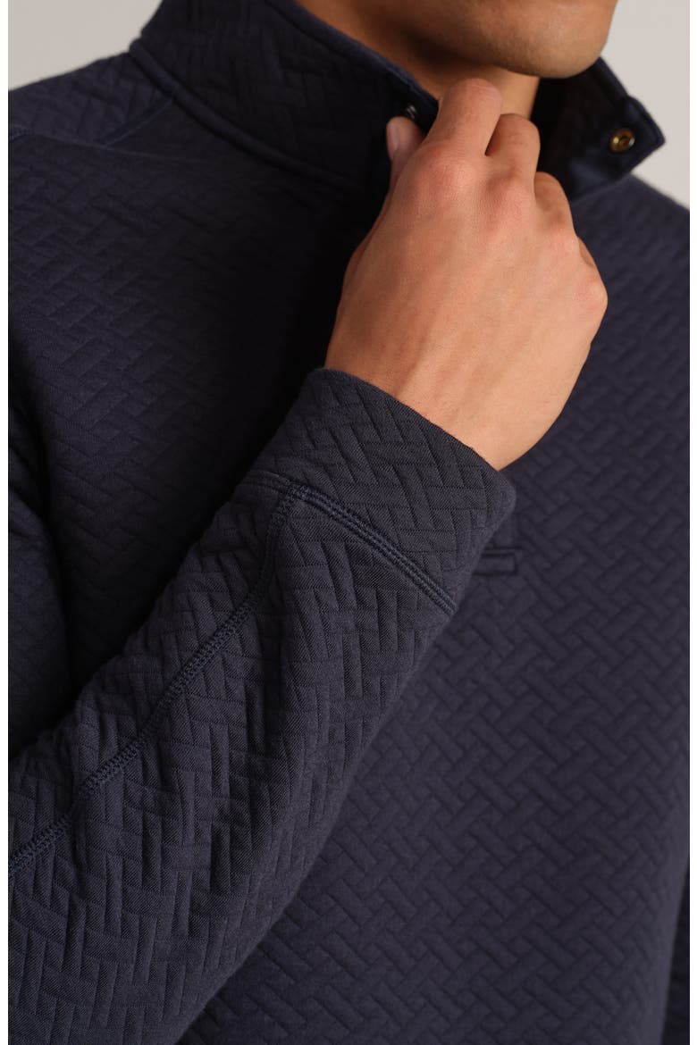 Weekend Quilted Pullover, Alternate, color, TRUE NAVY