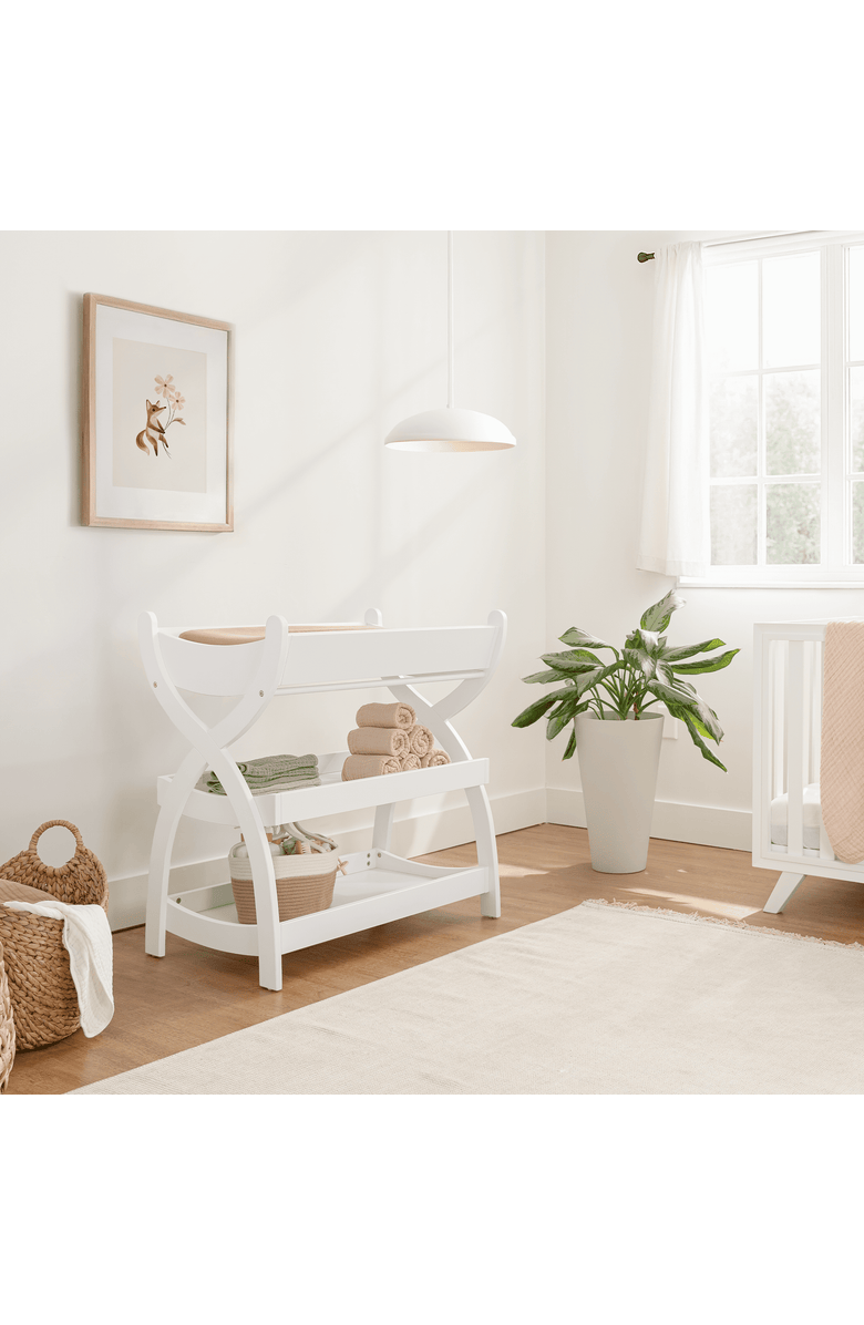 Comfy Cubs Baby Changing Table, Alternate, color, White