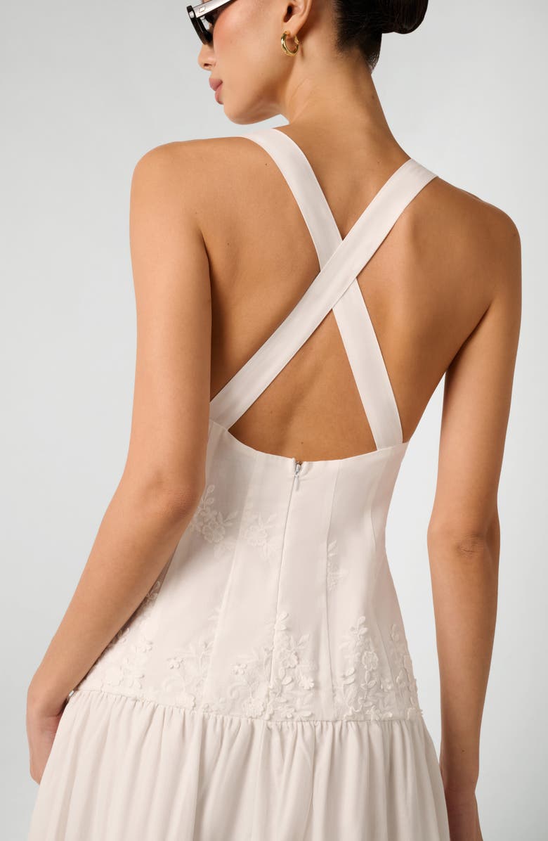 WeWoreWhat Drop Waist Tiered Midi Dress | Nordstromrack WeWoreWhat Drop Waist Tiered Midi Dress | Nordstromrack