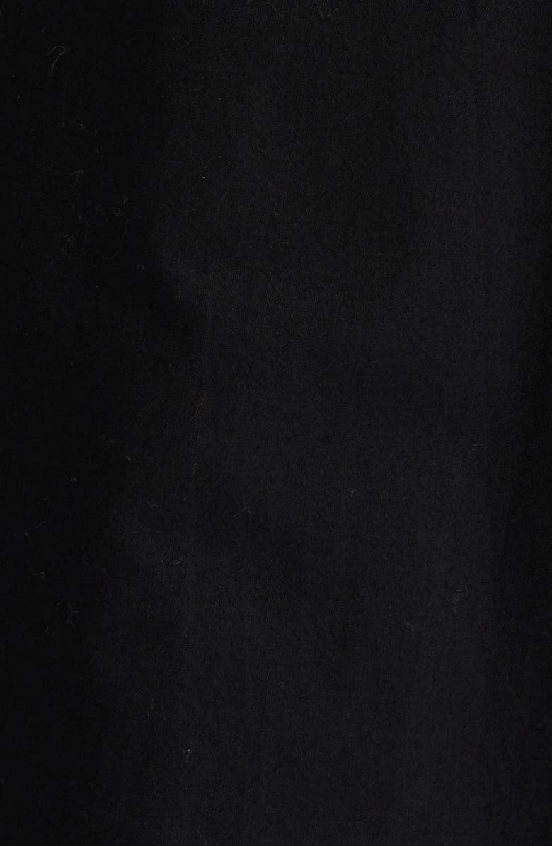 Rails Henrik Smocked Waist Lace Trim Cotton Wide Leg Pants, Alternate, color, Black