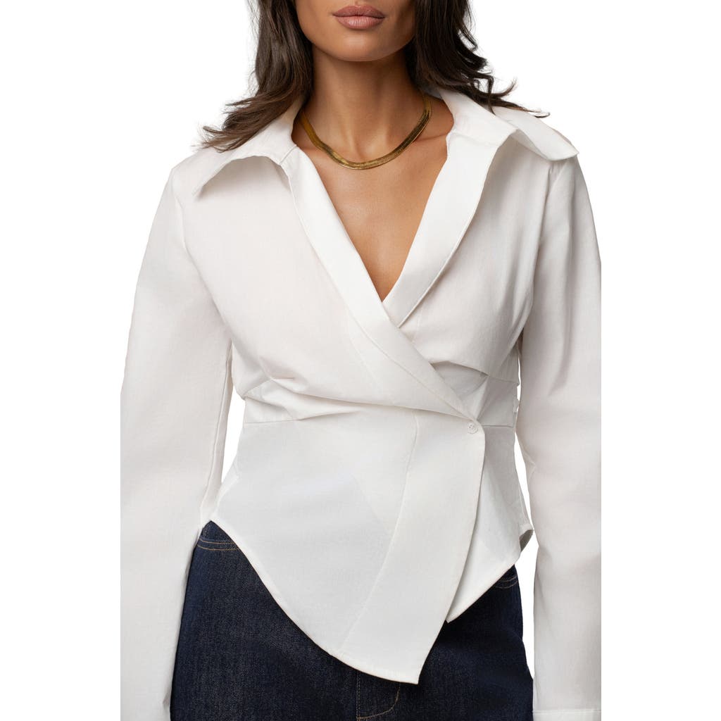 Jluxlabel Sculpt And Form Blouse In White