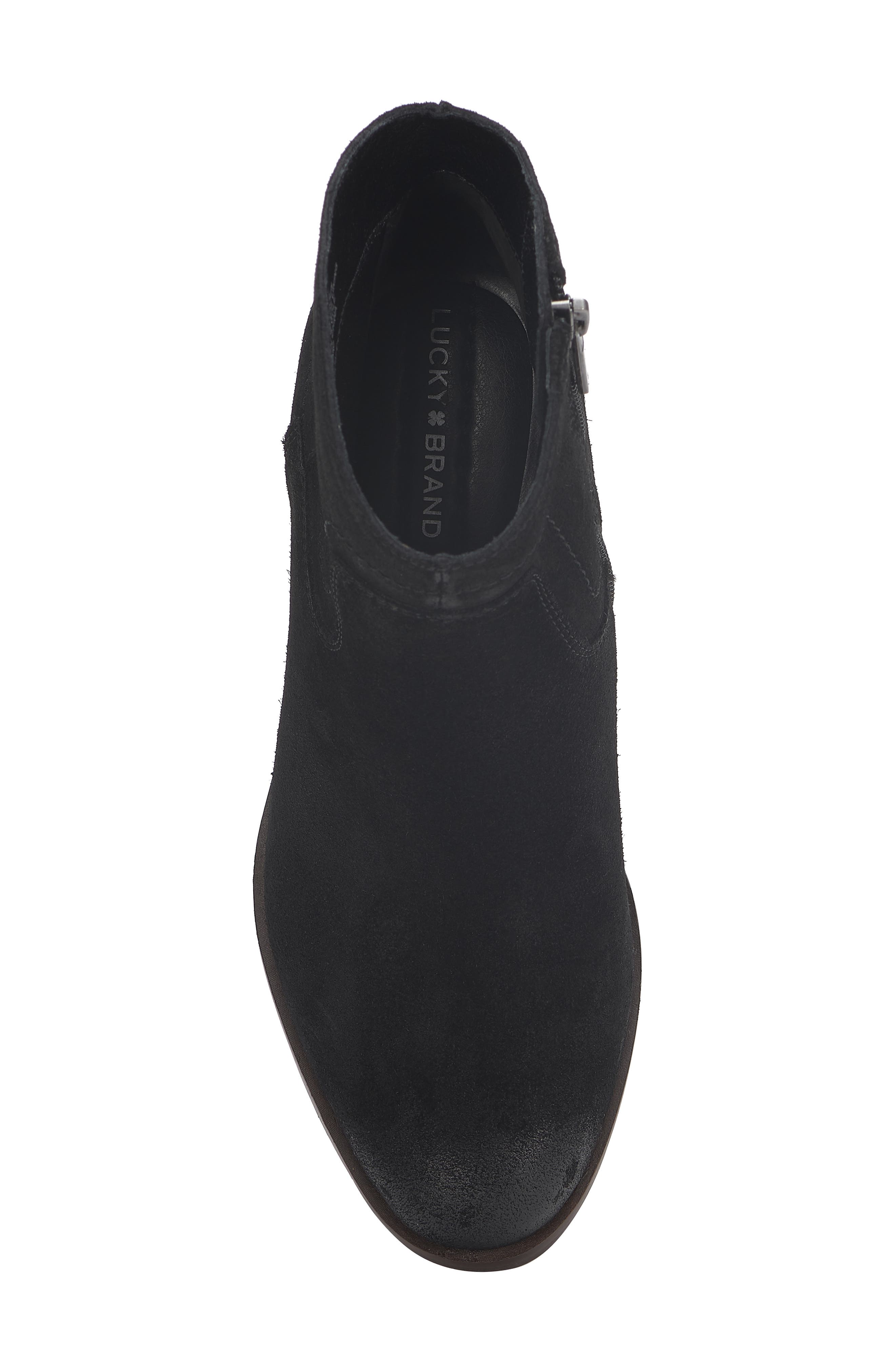 Lucky Brand Walts Wedge Boot, Alternate, color, Black