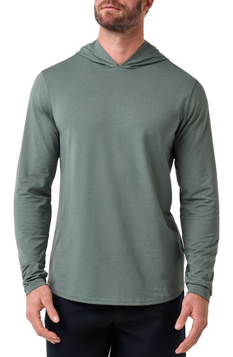 The Heater Series Hooded Long Sleeve Performance Jersey T-Shirt