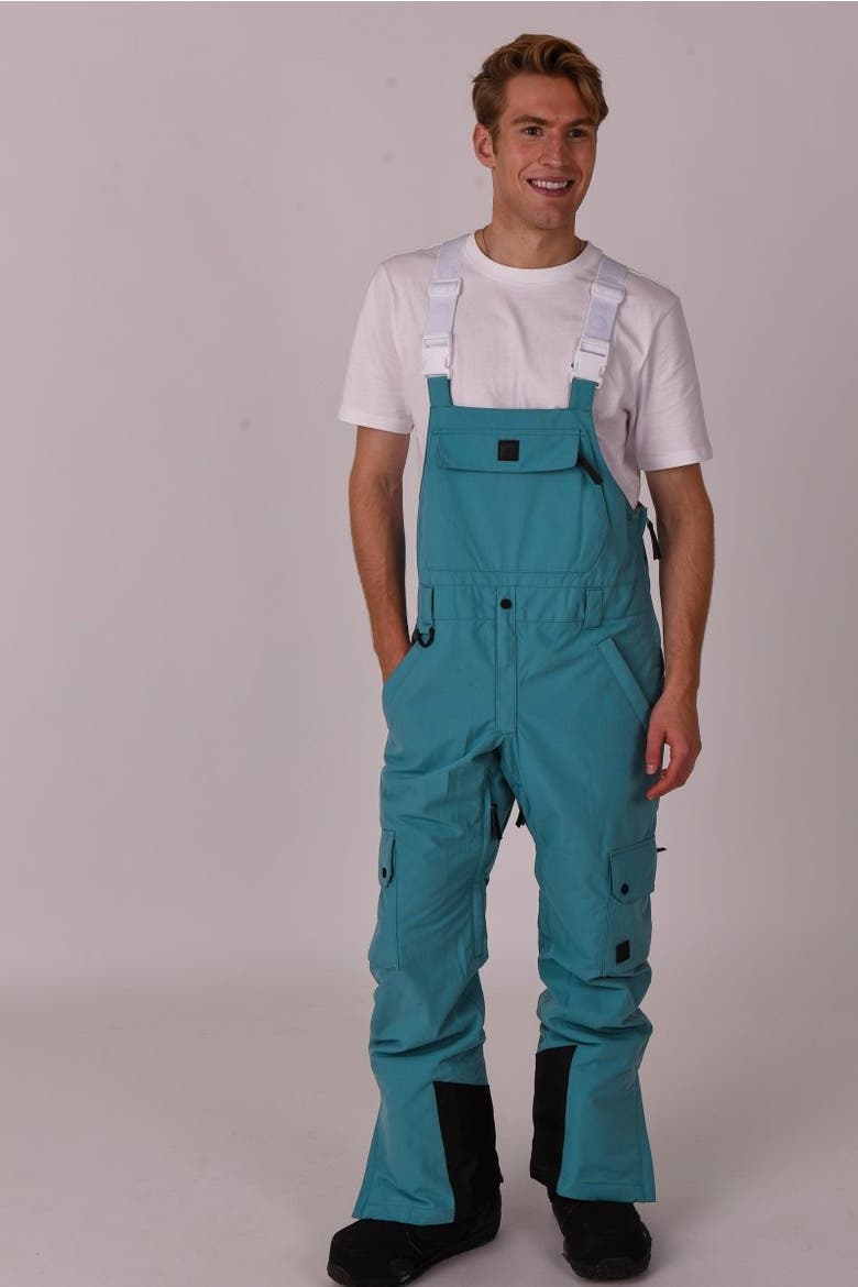 Yeh Man Bib Pant - Teal, Main, color, TEAL