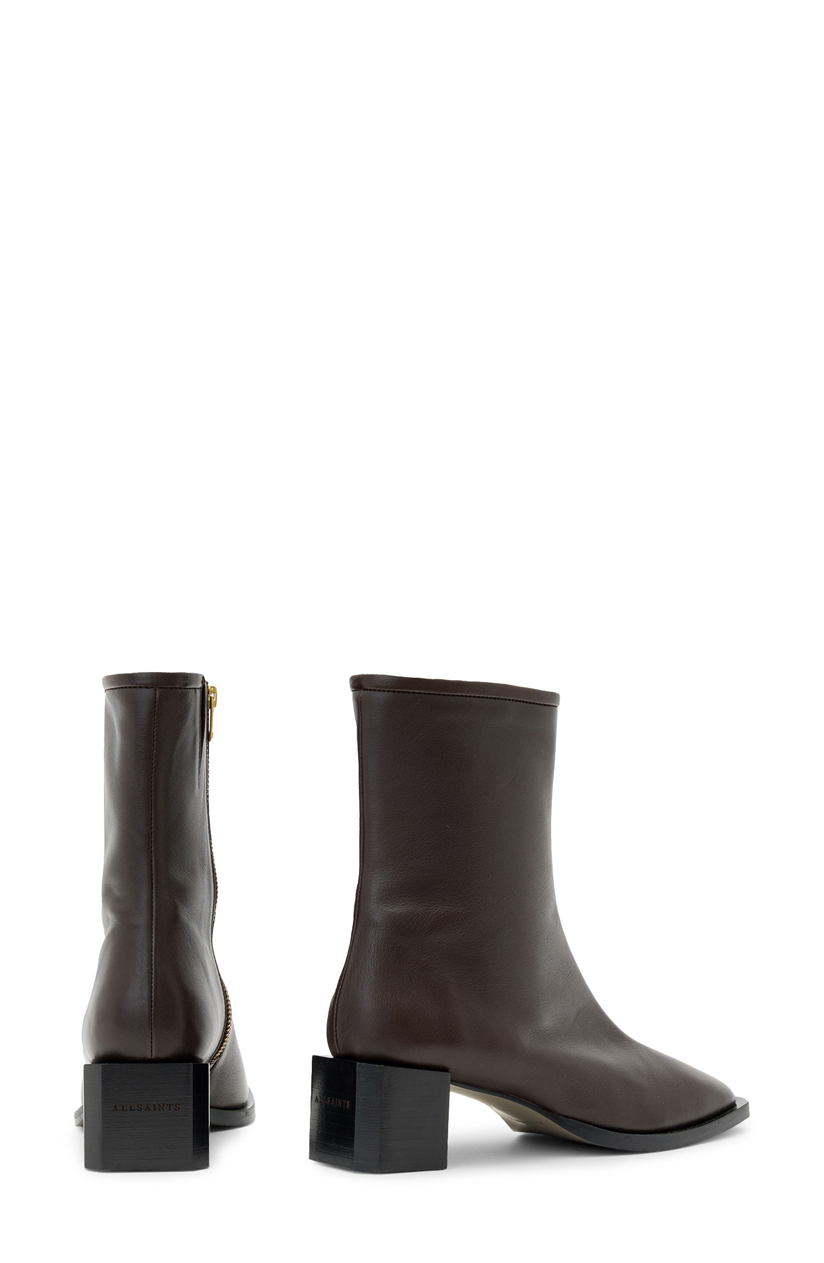 AllSaints Avril Bootie, Alternate, color, Brown