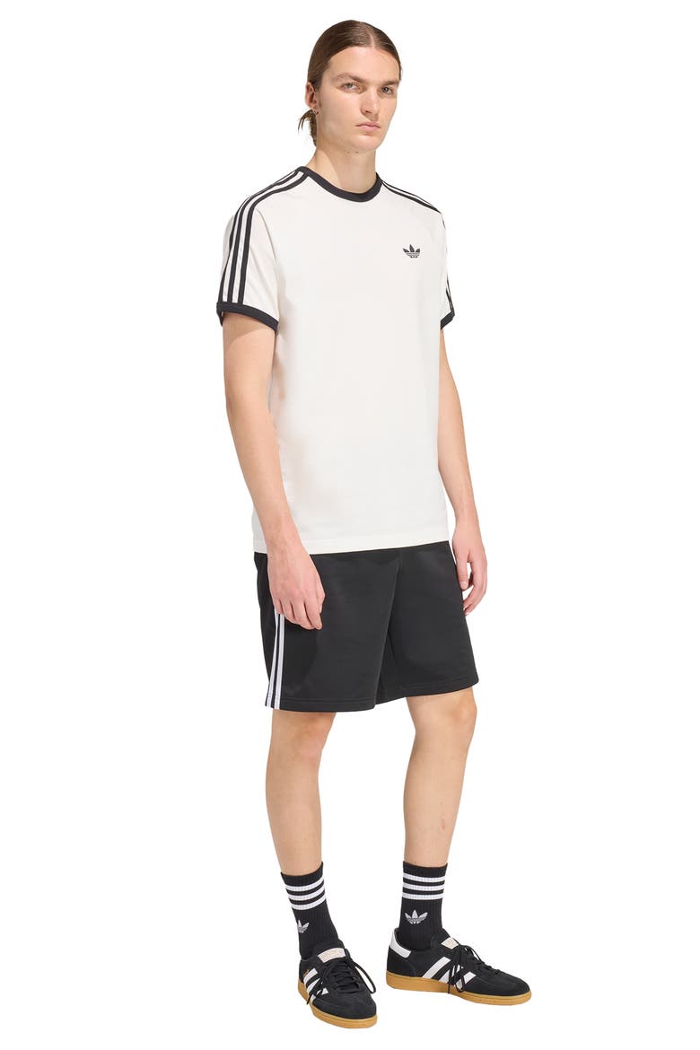 3-Stripes Cotton T-Shirt, Alternate, color, CLOUD WHITE