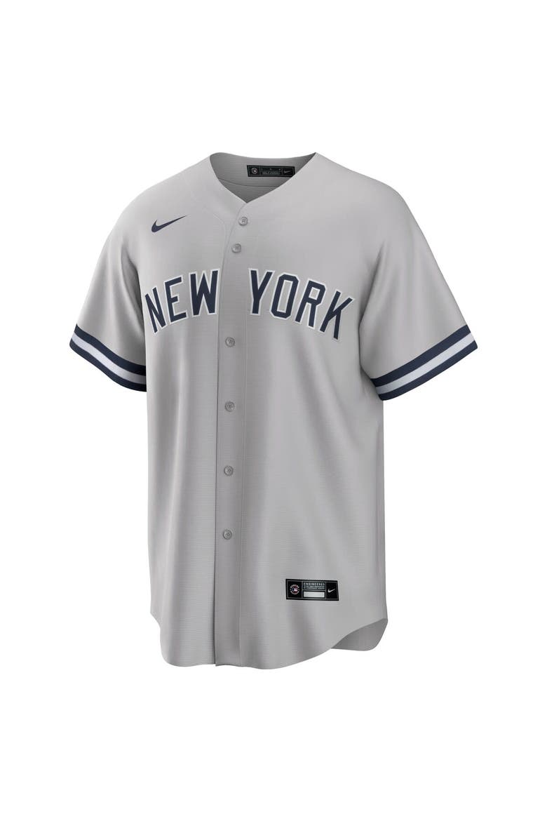 Men's Nike Gerrit Cole Gray New York Yankees Road Replica Player Name Jersey, Alternate, color, Gray