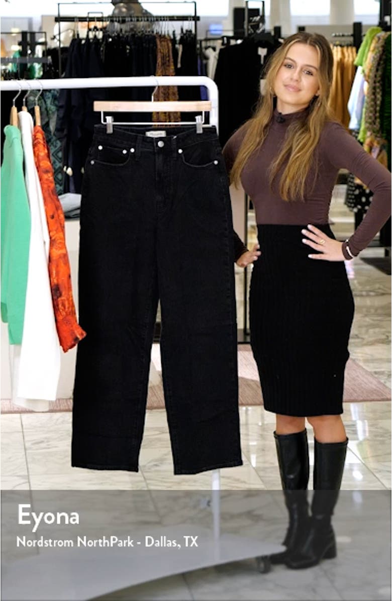 The Curvy Perfect High Waist Wide Leg Jeans, sales video thumbnail