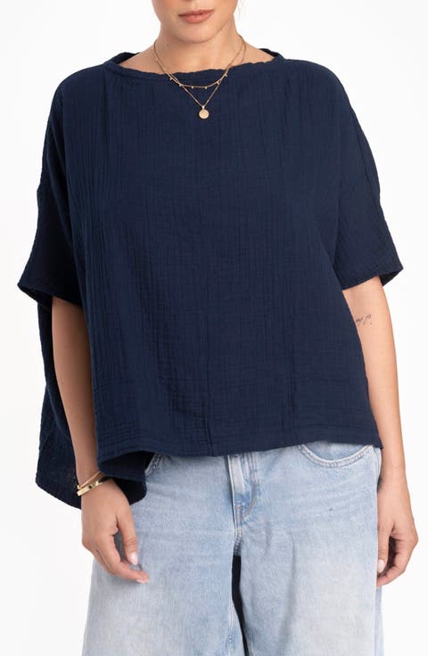 Square Gauze Top