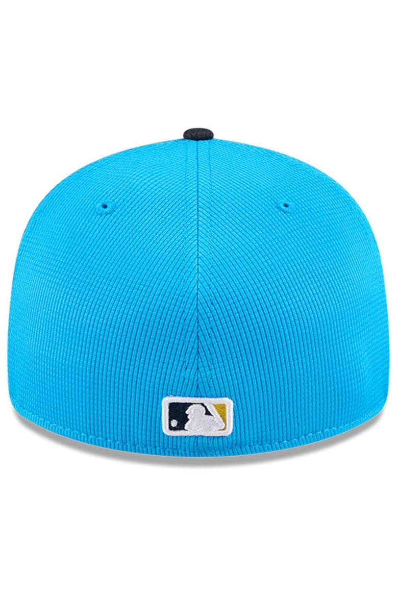 Men's New Era Neptune Blue/Navy Philadelphia Phillies City Connect Batting Practice Low Profile 59FIFTY Fitted Hat, Alternate, color, Neptune Blue