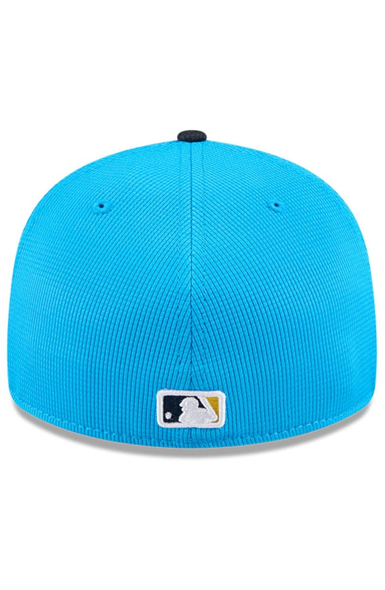 New Era Men's New Era Neptune Blue/Navy Philadelphia Phillies City Connect Batting Practice Low Profile 59FIFTY Fitted Hat, Alternate, color, Neptune Blue