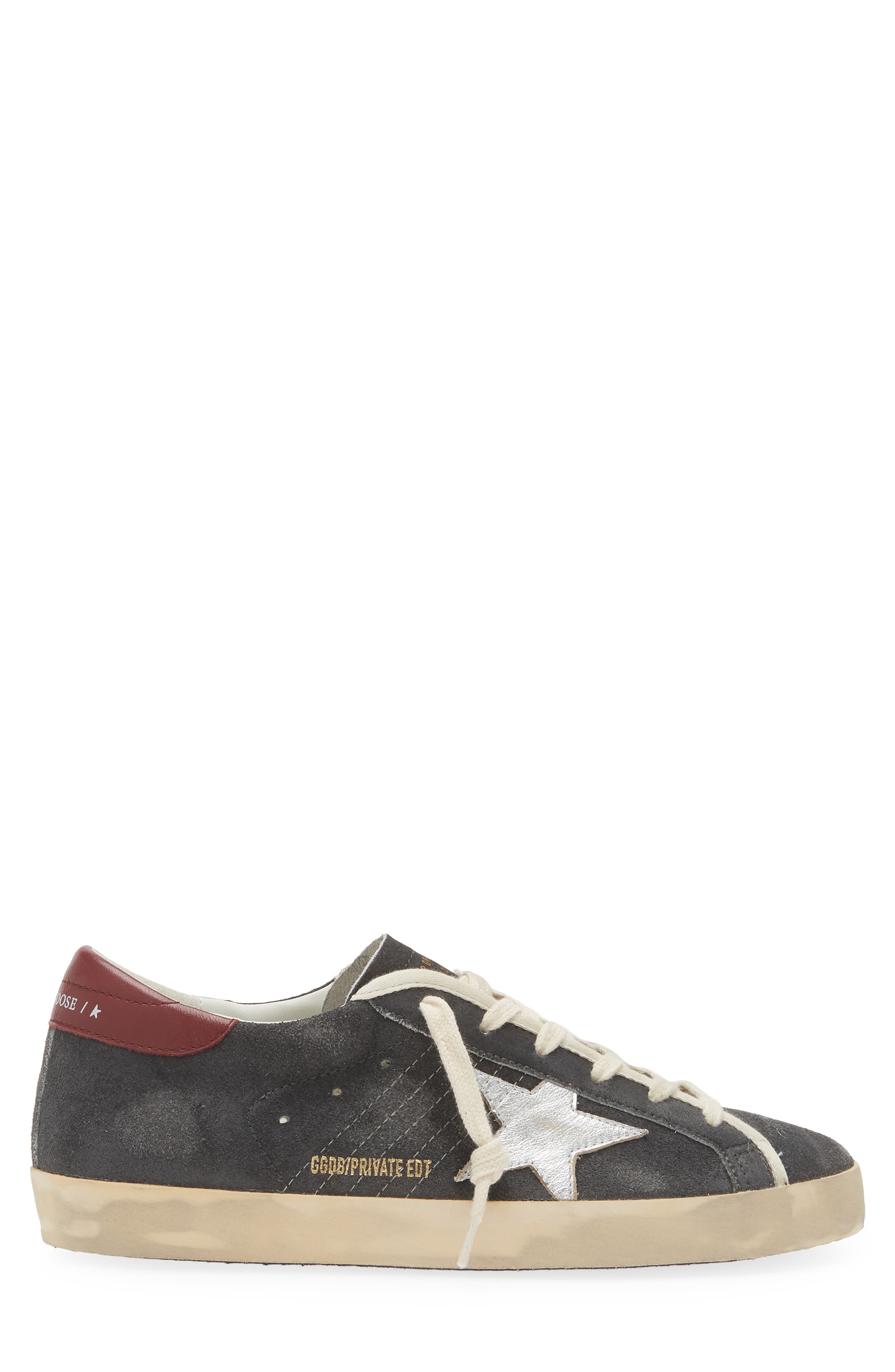 Golden Goose Super-Star Sneaker, Alternate, color, Grey/ Silver