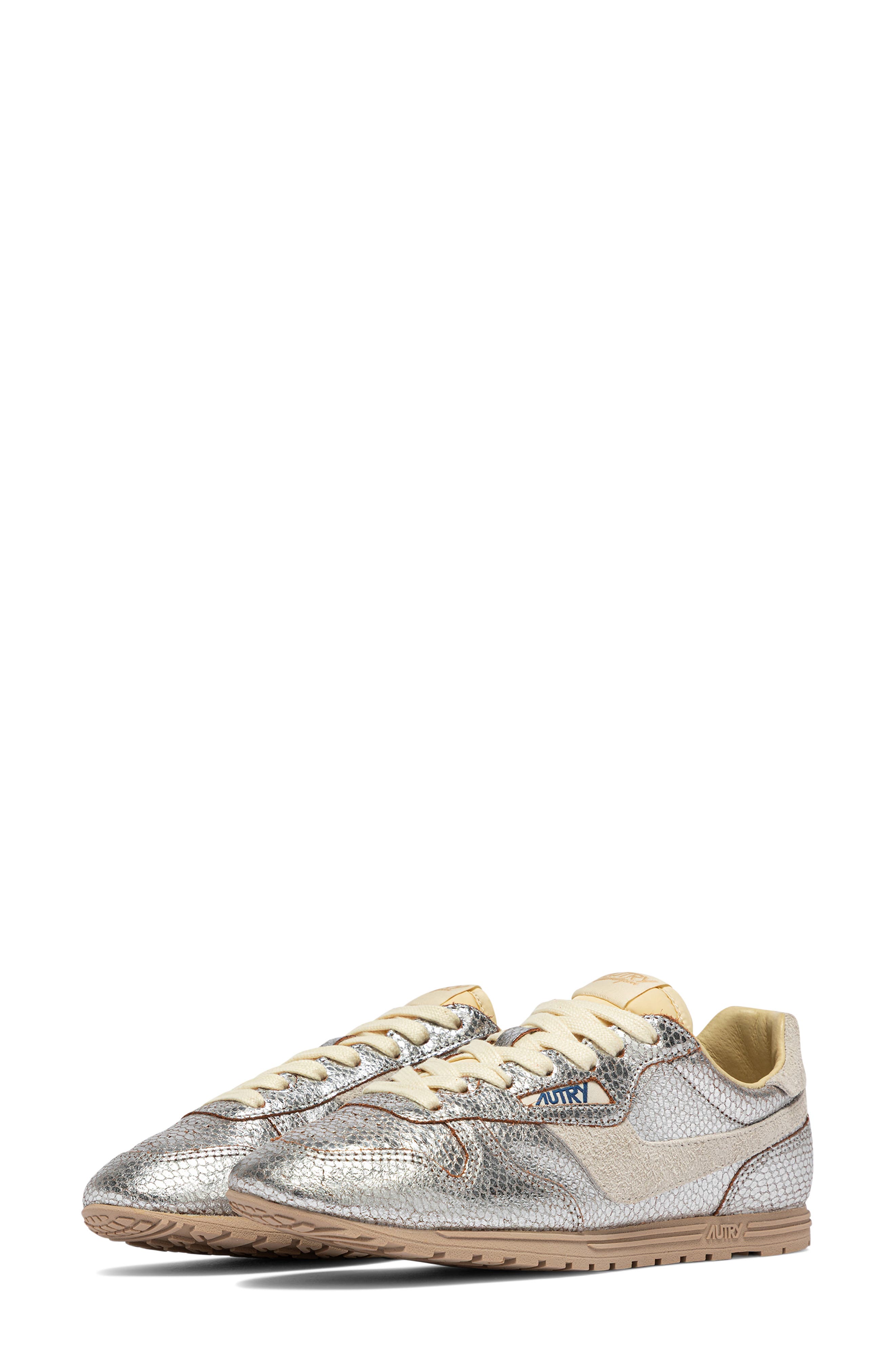 Windspin Low Leather Sneaker, Alternate, color, SNAKE PRINT/ SILVER