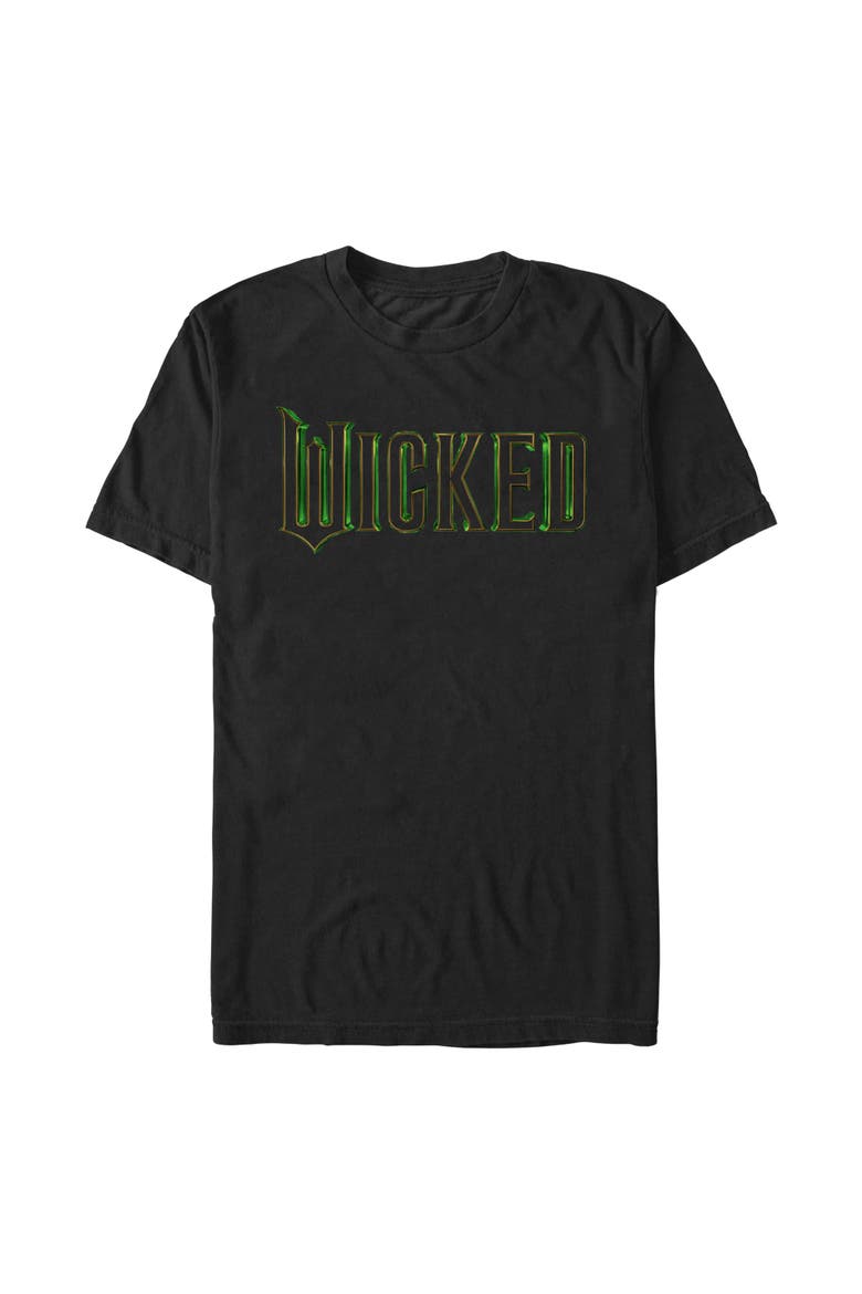 Men's Wicked Official Logo Graphic T-Shirt, Main, color, Black: Glow Logo