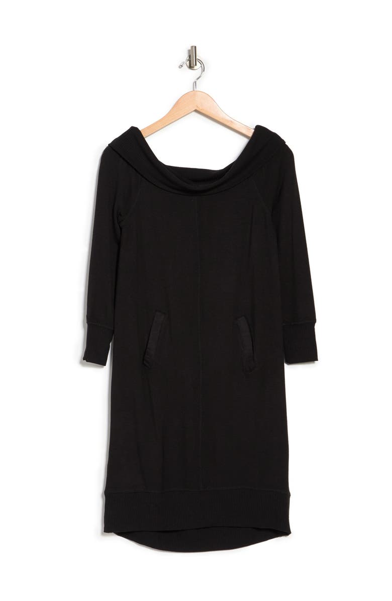 Fourteenth Place Off-The-Shoulder Tunic Sweater Dress, Alternate, color,
