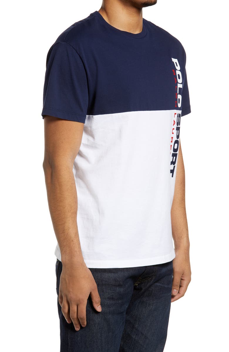 Polo Ralph Lauren Men's Colorblock Graphic Tee, Alternate, color,