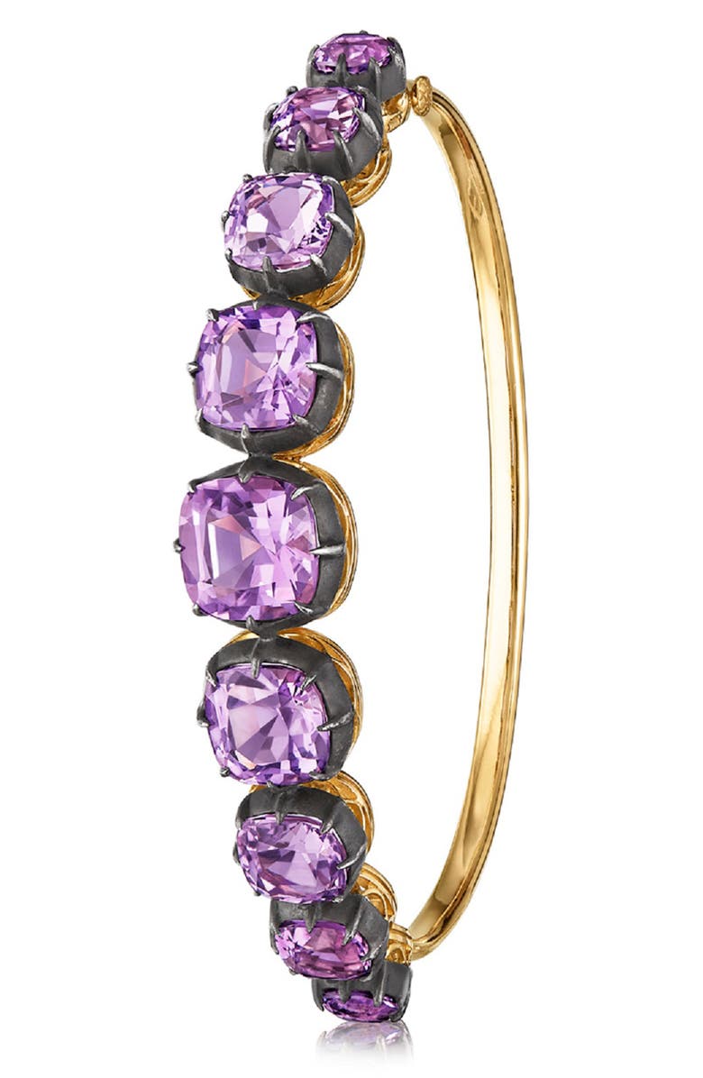 Fred Leighton Collet Cushion Bangle Bracelet, Alternate, color, 