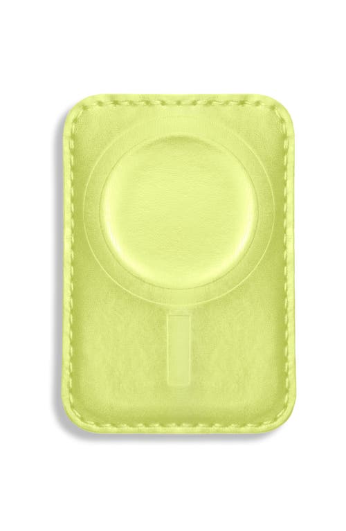 Ezra Arthur X Personal Effects Arc Magsafe Wallet In Yellow