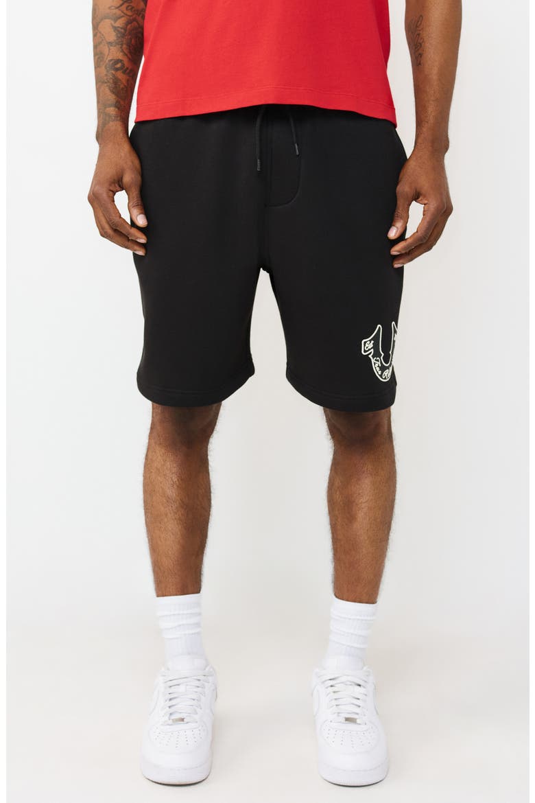 Property of None Drawstring Shorts, Main, color, JET BLACK