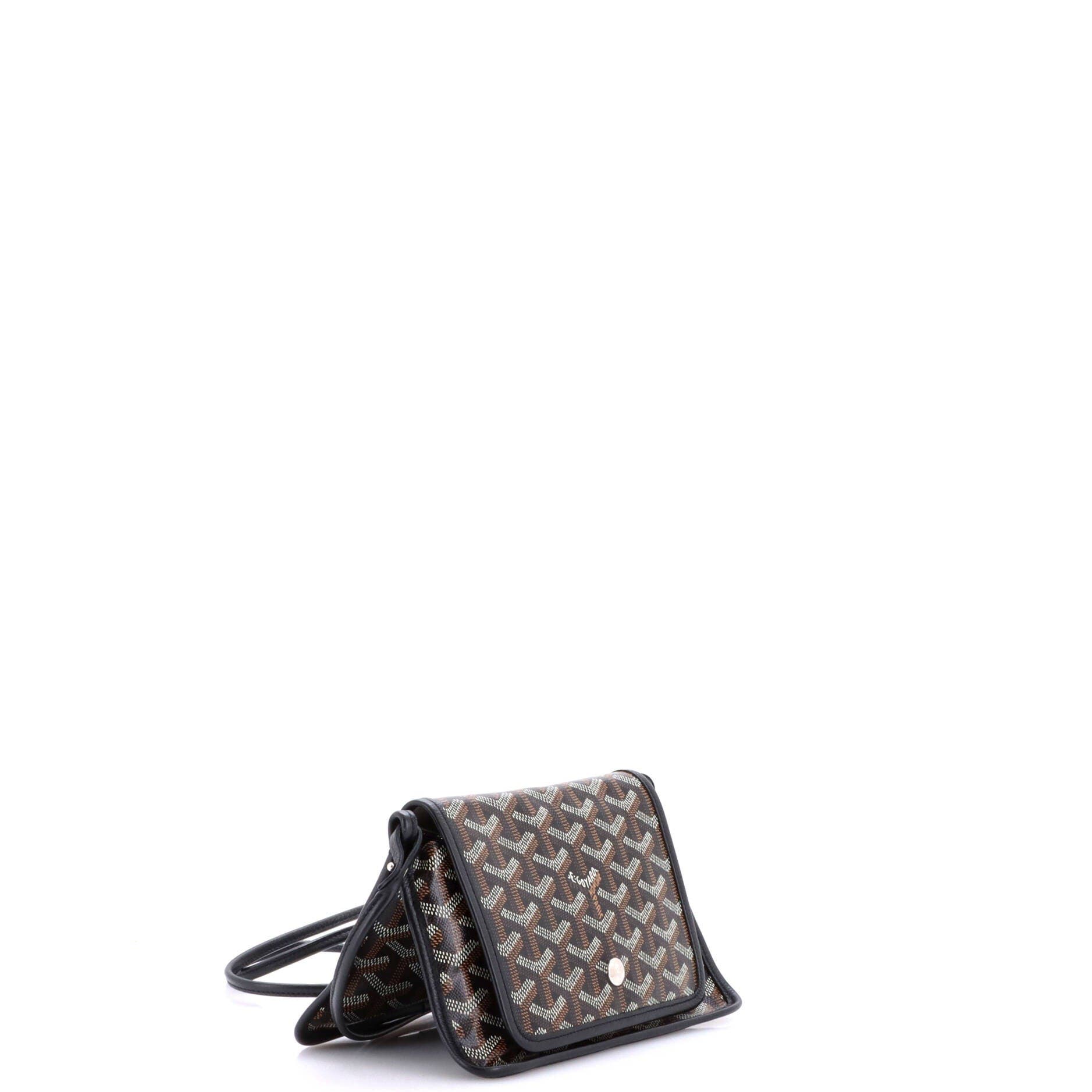 Plumet Clutch Wallet Coated Canvas, Alternate, color, Black
