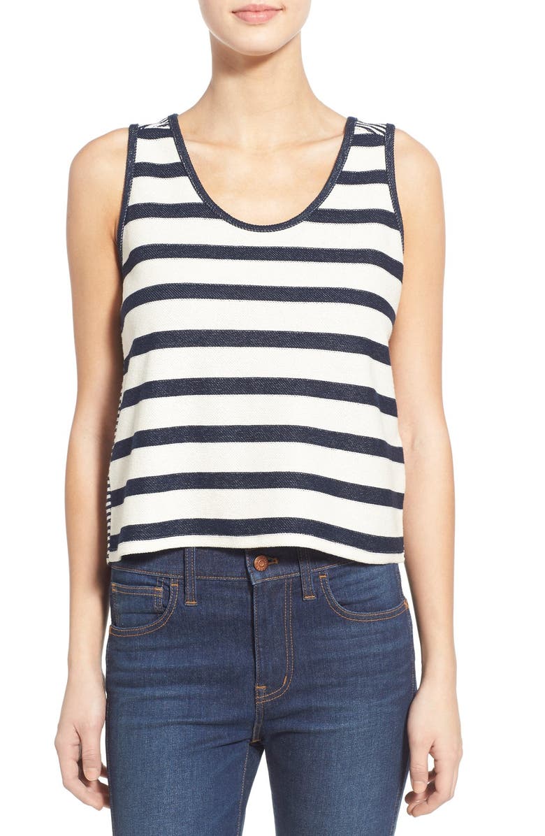 Madewell 'Coastland' Stripe Tank, Main, color, 