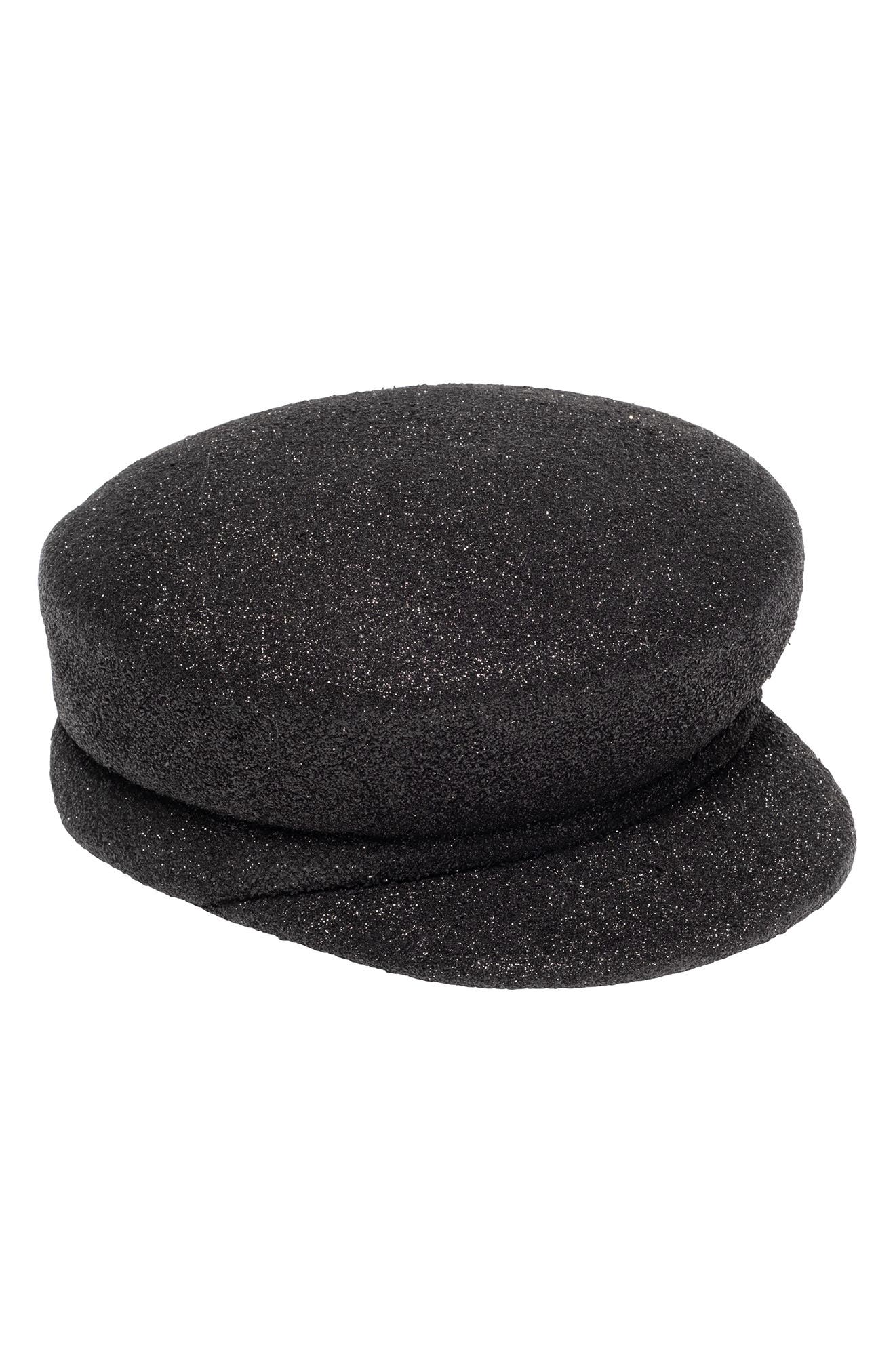 Eugenia Kim Sabrina Glitter Wool Fiddler Cap