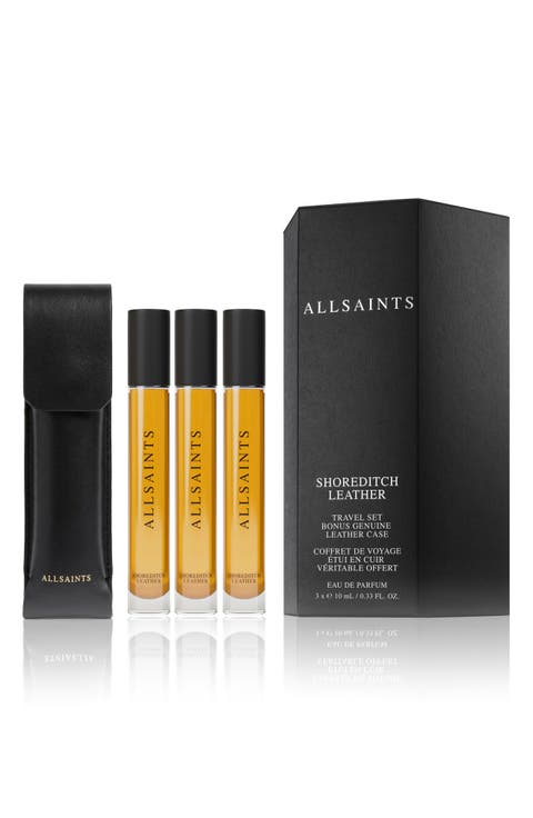 Shoreditch Leather Travel Eau de Parfum Set