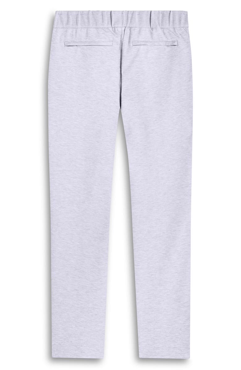 Bugatchi Soft Touch Knit Pintuck Pants, Alternate, color, Chalk
